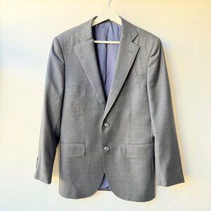 Suitsupply Lazio Gray Single-Breasted Wool Sport Coat – Size 38